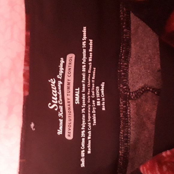 Uncut knit corduroy leggings(tummy control) - Picture 4 of 7